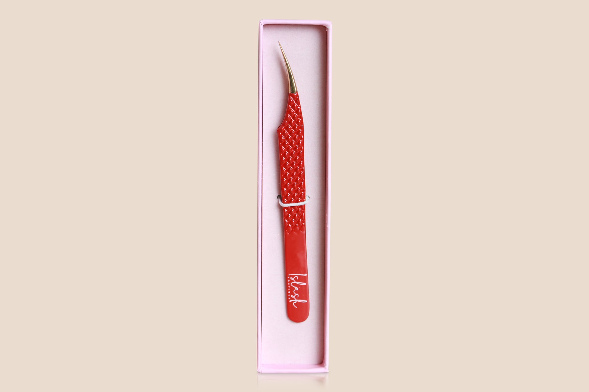 Moon Shape Tweezer - RUBY RED | Nano Grip
