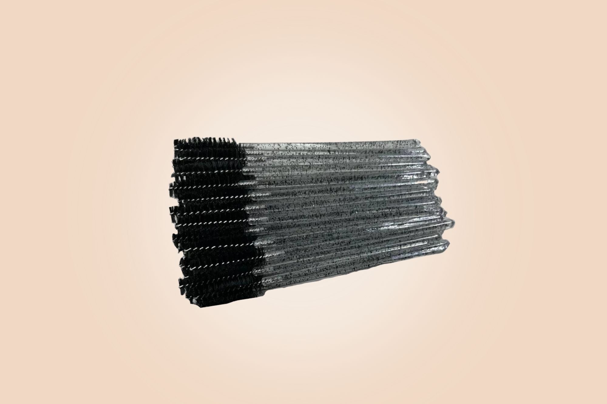 Black Glitter Disposable Mascara Wands