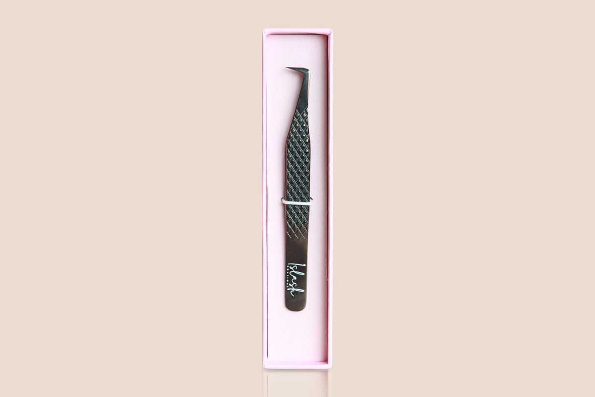 SShape Tweezer BLACK Nano Grip Islashboutique