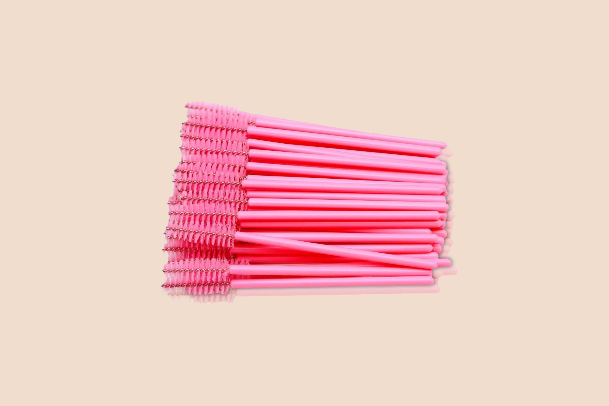 Pink Disposable Mascara Wands