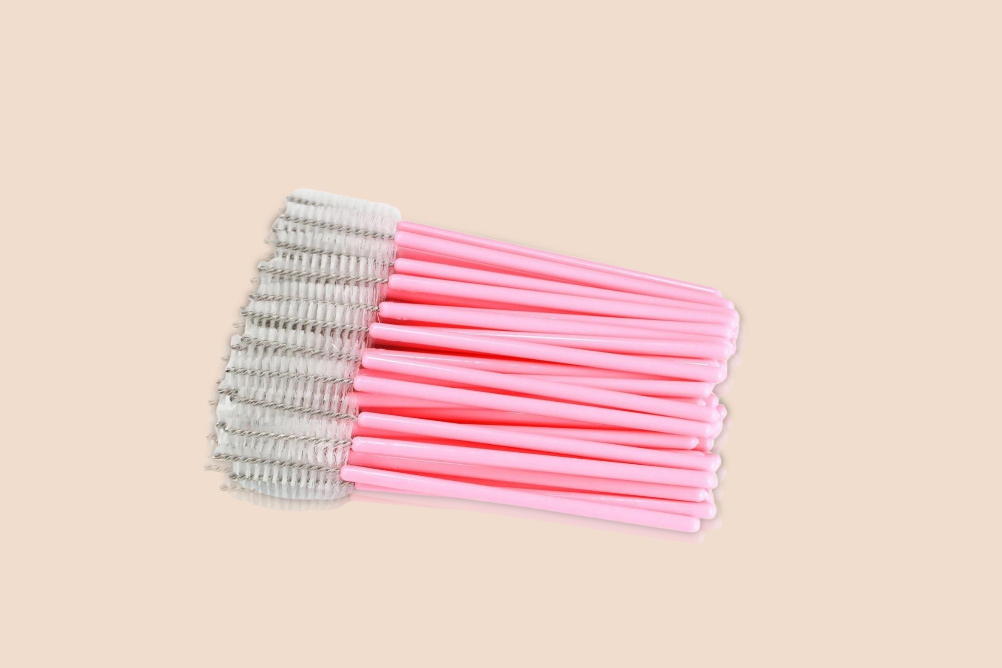 Pink & White Disposable Mascara Wands