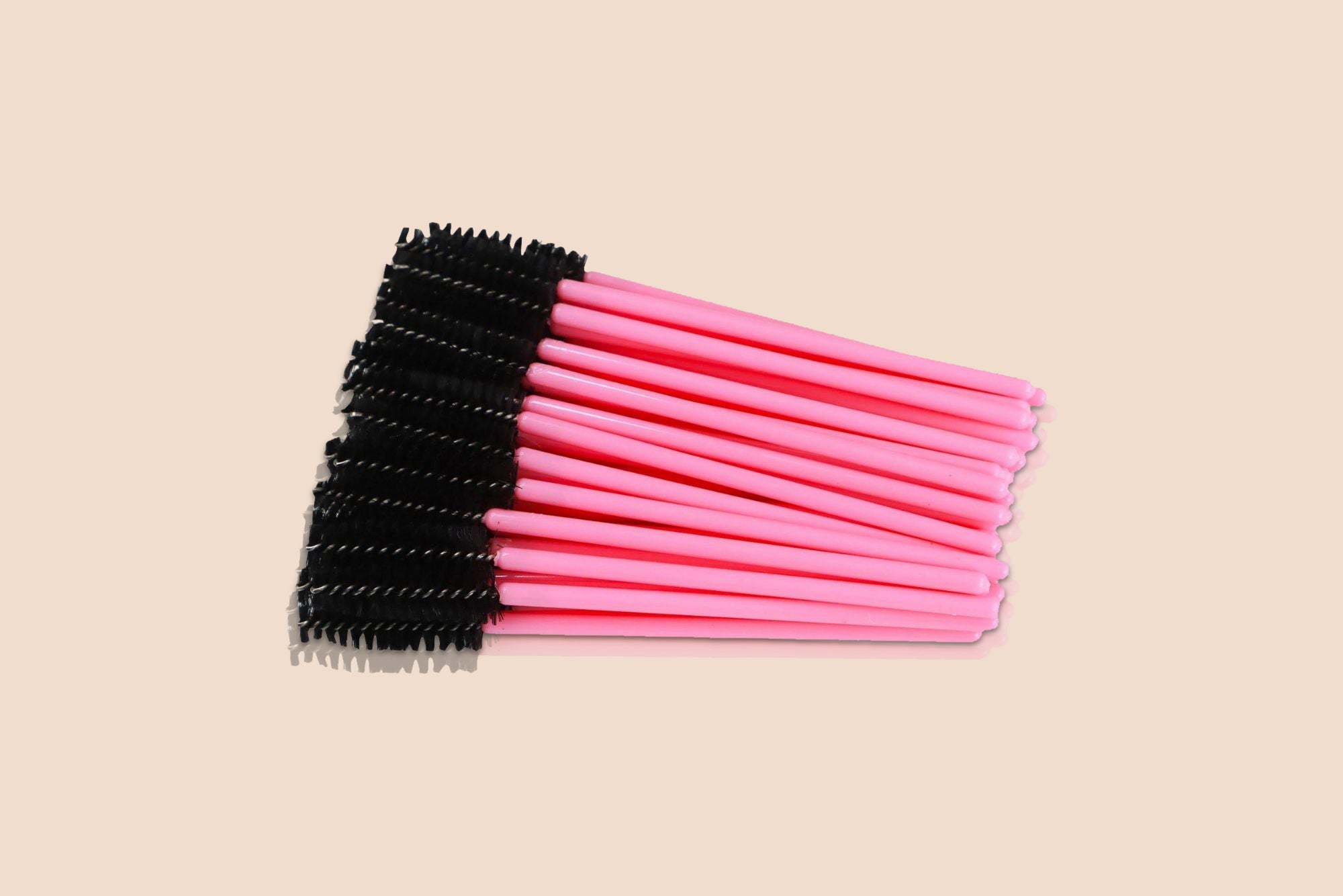 Pink & Black Disposable Mascara Wands