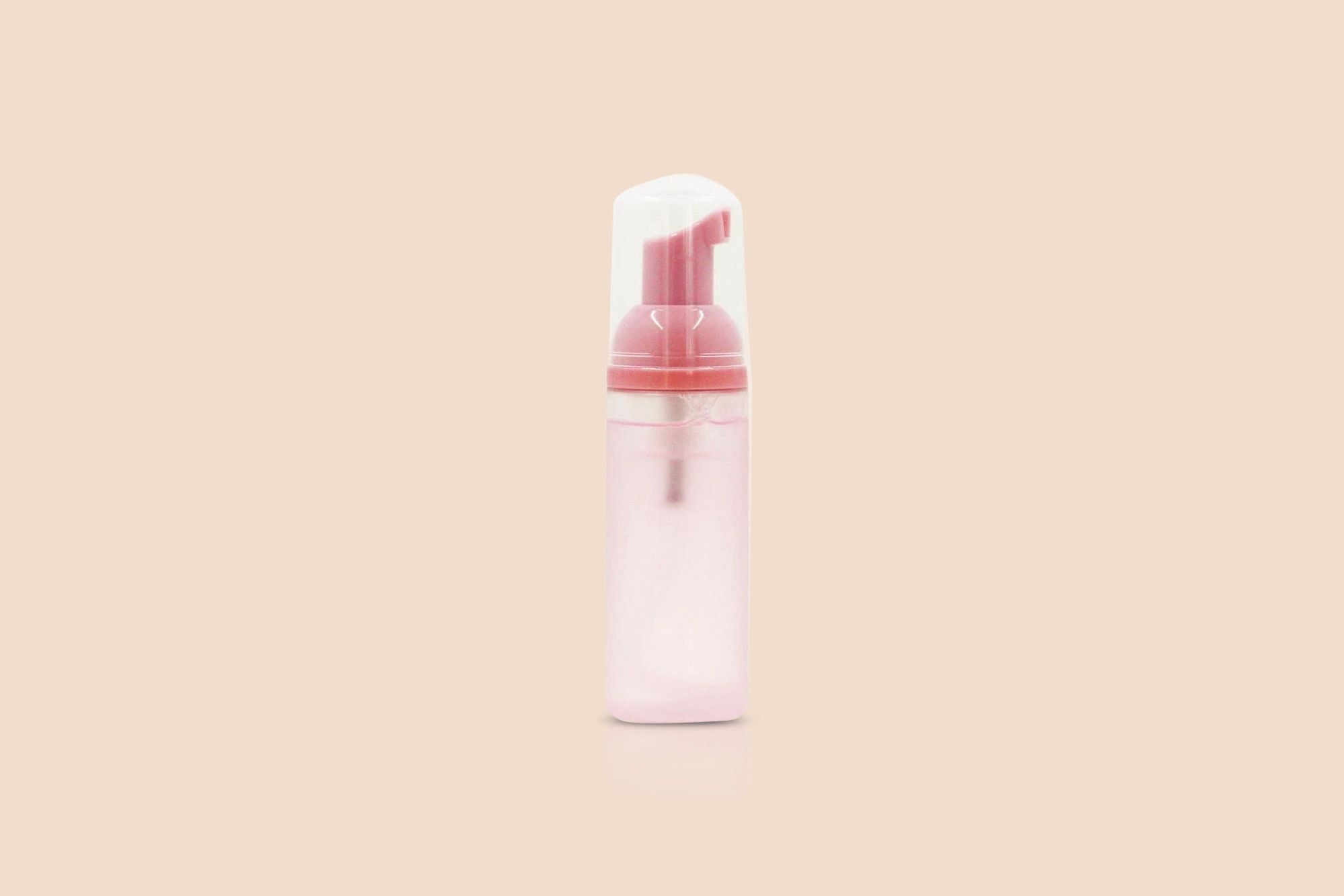 Wholesale Pink Lid - Clear Bottle Lash Shampoo 60ml (no logo) - pack of 5