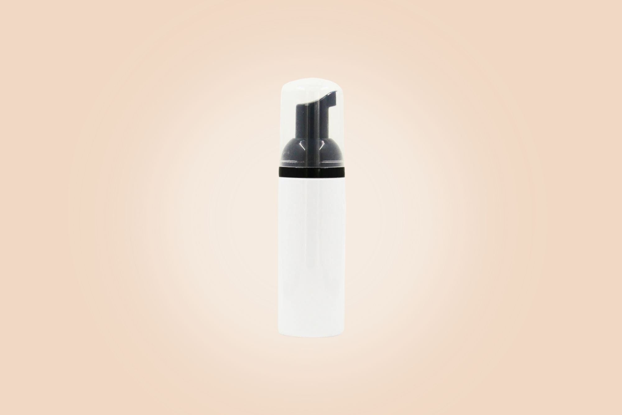 Wholesale Black Lid - White Bottle Lash Shampoo 60ml (no logo) - pack of 5